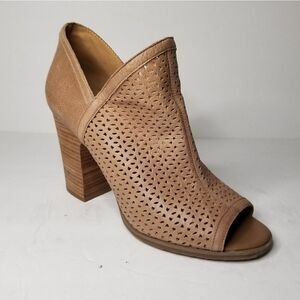 Lucky Brand open toe booties size 9.5